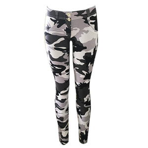 SKINNY- TALLE BAJO - COLORS CAMUFLAJE - GRIS