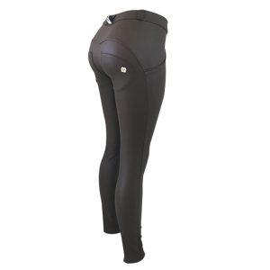 SKINNY-TALLE REGULAR-EFECTO PIEL-MATE MARRÓN