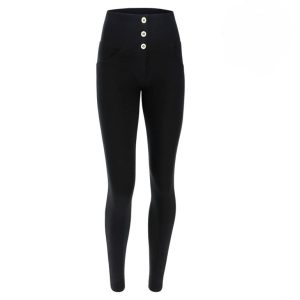 SKINNY-TALLE ALTO 3 BOTONES - CLASSIC COLORS- NEGRO