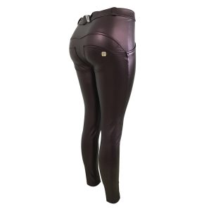 SUPER SKINNY- TALLE REGULAR - PIEL METALIZADO - MORADO