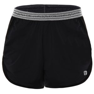 SHORTS-TALLE REGULAR -EFECTO ENCAJE-NEGRO