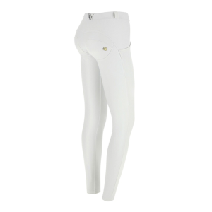 SKINNY- TALLE REGULAR - PIEL MATE - BLANCO