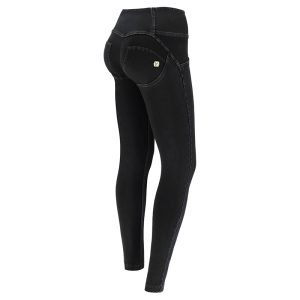 SKINNY-TALLE ALTO - DENIM OSCURO 3 BOTONES  - NEGRO