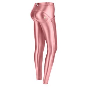 SUPER SKINNY- TALLE REGULAR - PIEL METALIZADO - ROSA